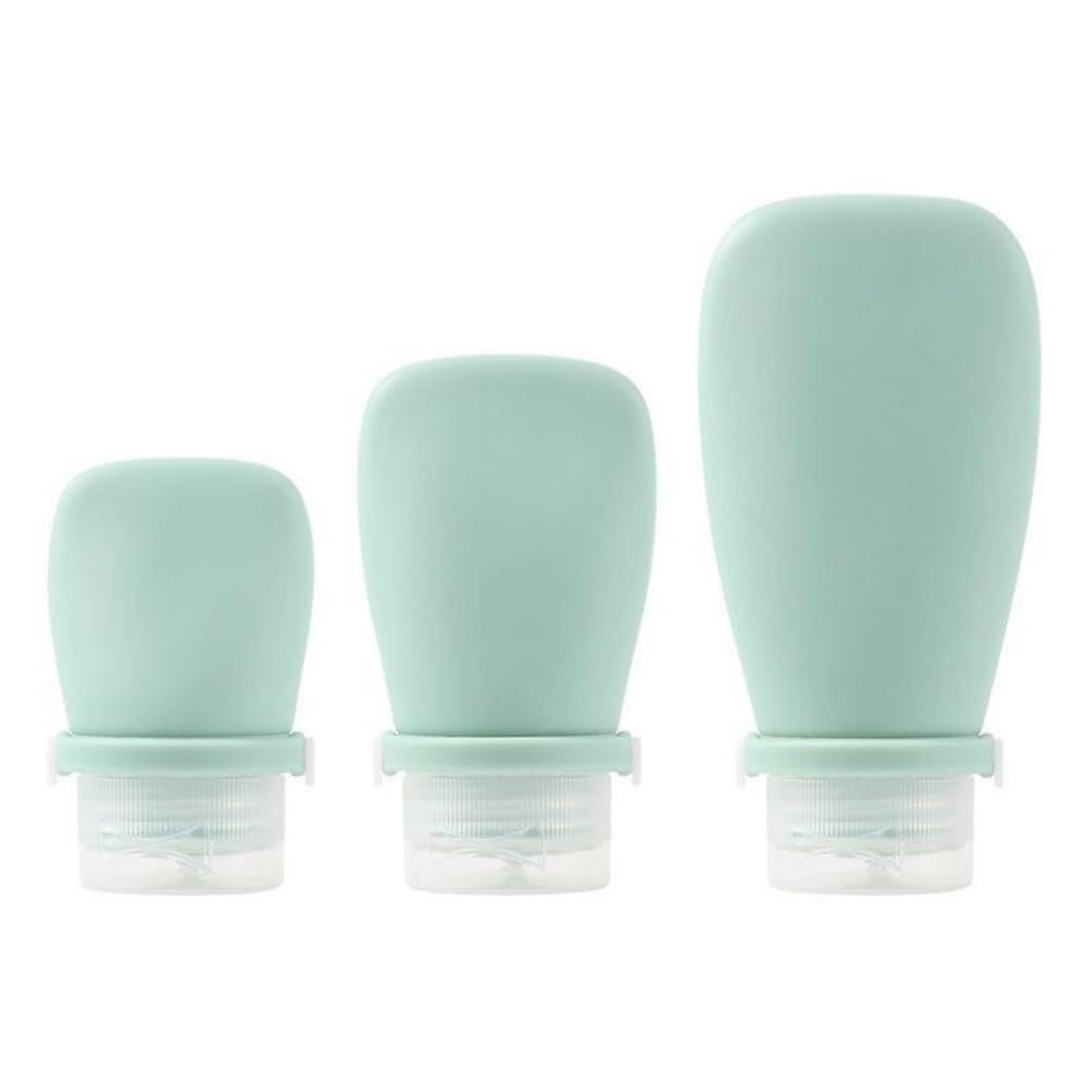 30ml Dark Green Mini Silicone Refillable Bottles Q465
