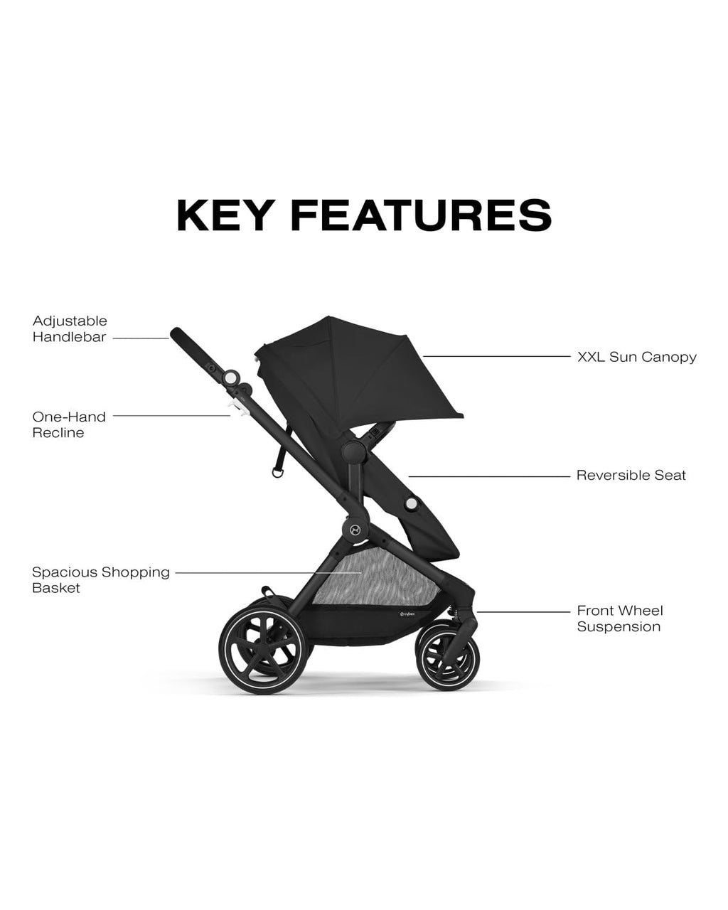 2-in-1 Baby Stroller and Car Seat Combo A839103