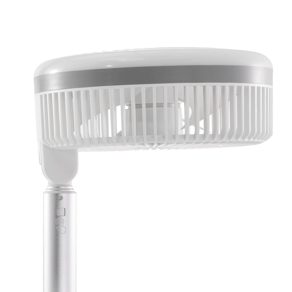 10 Inch Foldable Oscillating Fan, 9 Speeds 40000mAh Battery Portable Desk Fan K6822