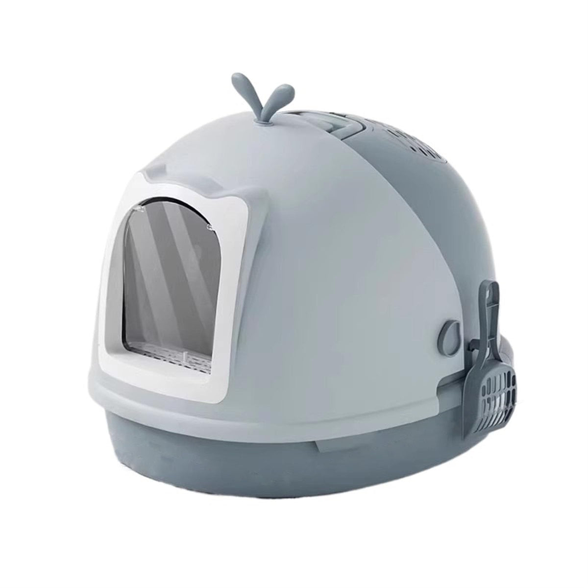 Covered Cat Litter Box with Scoop Q881762