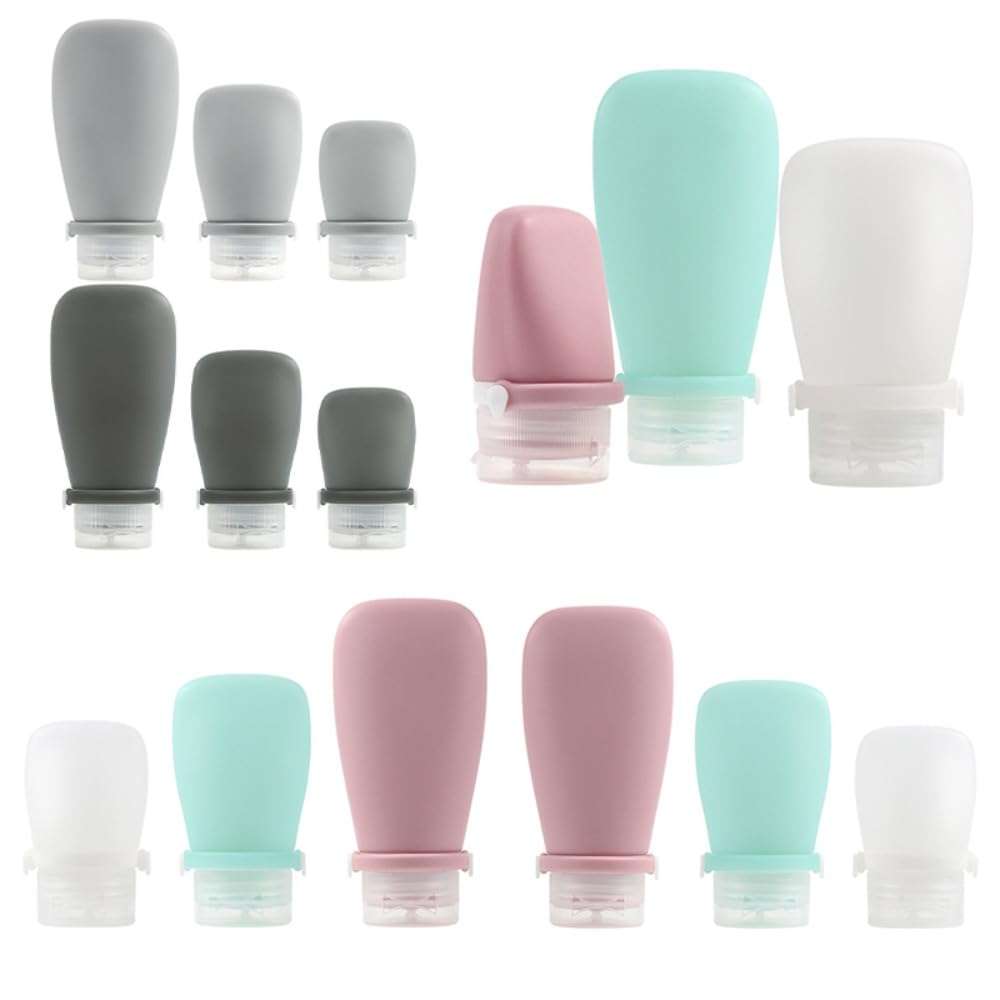 30ml Dark Green Mini Silicone Refillable Bottles Q465