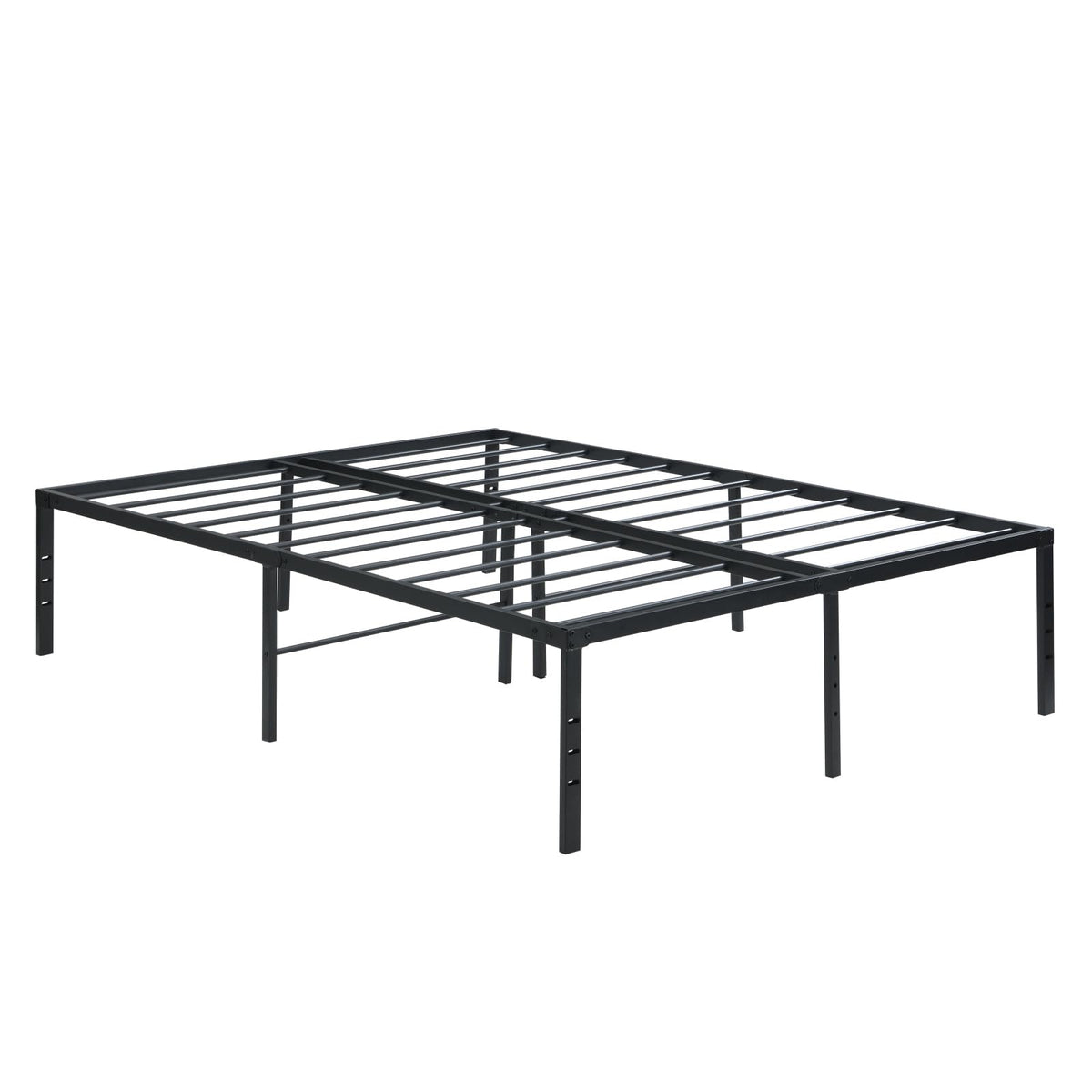 Black Queen Metal Platform Bed Frame O49744