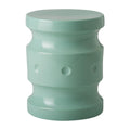 Light Teal Round Ceramic Garden Stool F506