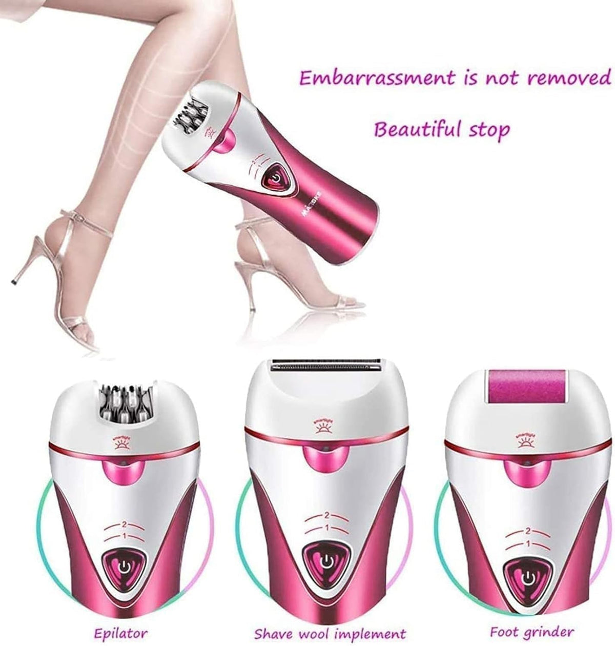 4-in-1 Wet Dry Electric Hair Removal System S97880