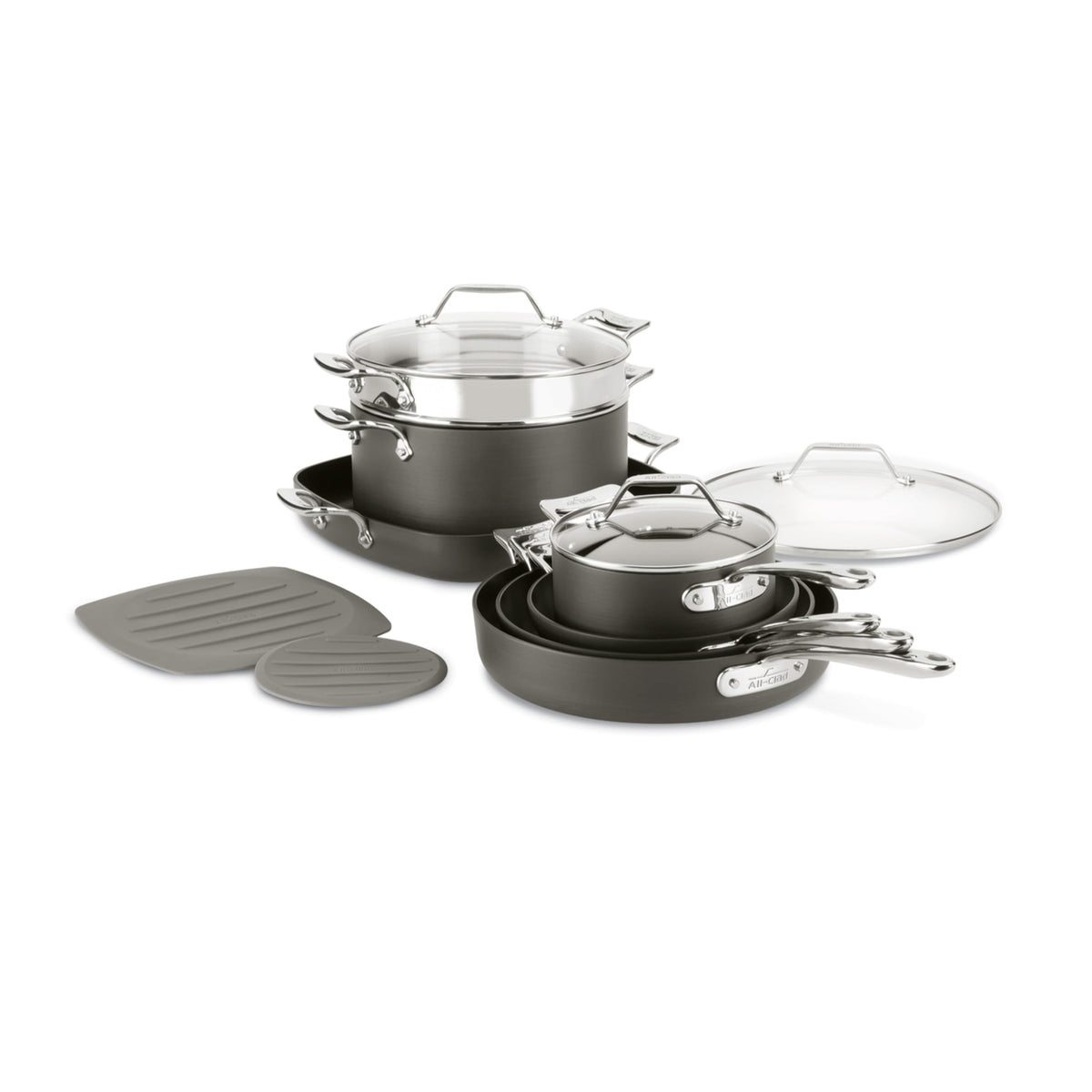 Hard Anodized Nonstick 12 Piece Cookware Set V4052