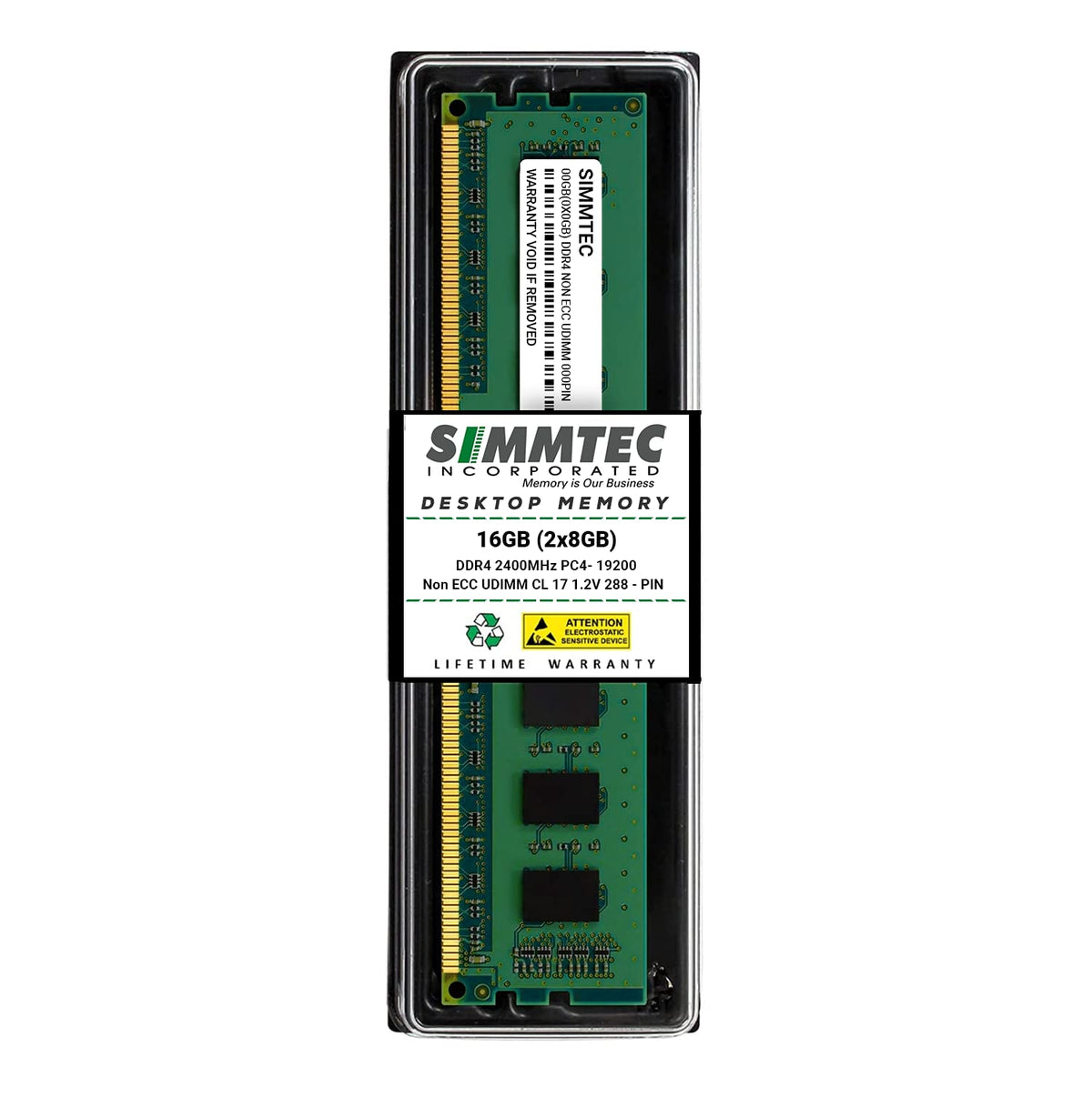 16GB DDR4 2400MHz Non-ECC UDIMM Desktop Memory Kit G1487