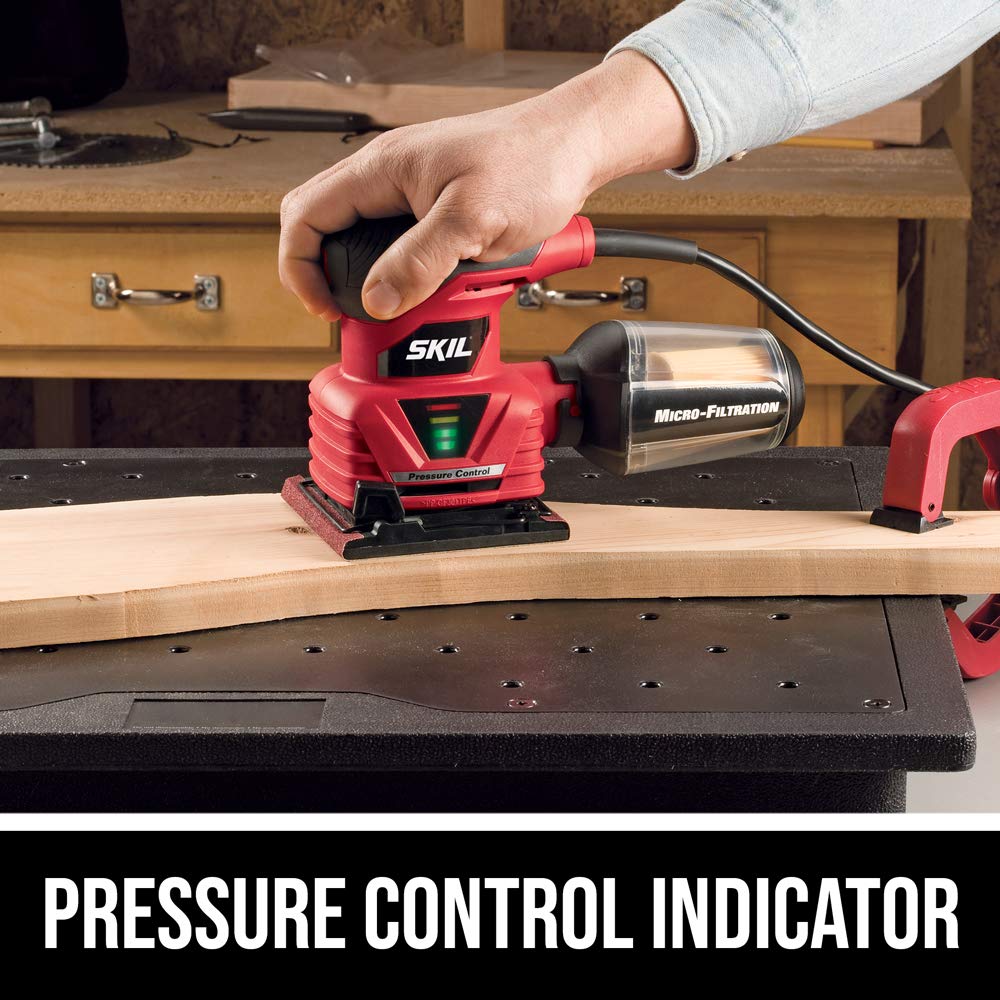 2.0 Amp 1/4 Sheet Palm Sander with Pressure Control B46759