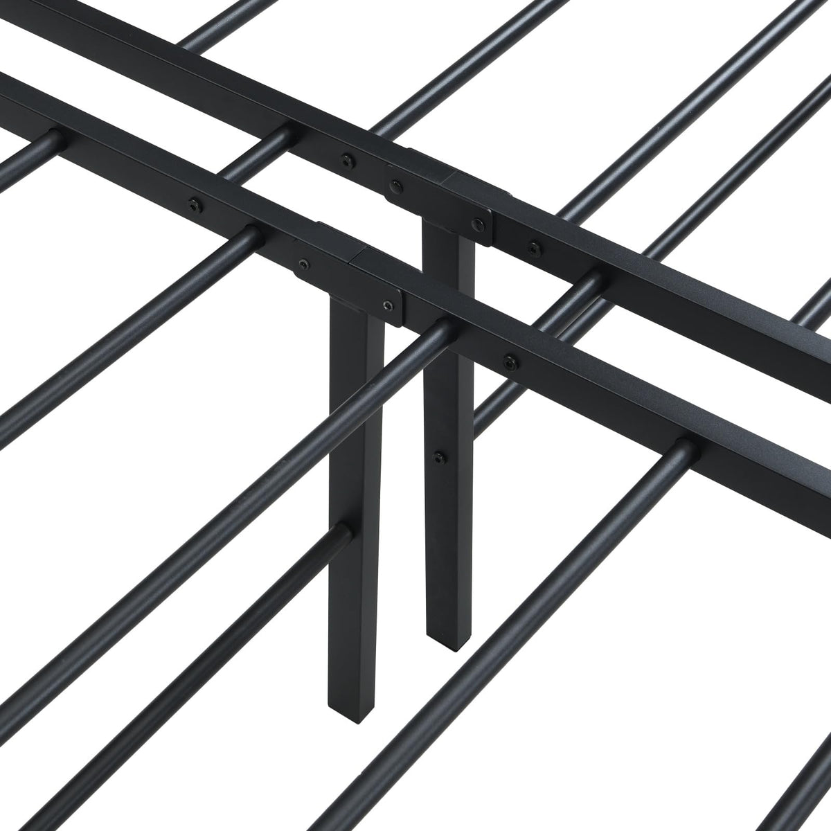 Black Queen Metal Platform Bed Frame O49744