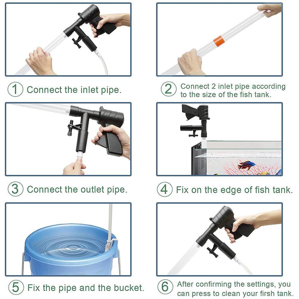 5 in 1 Aquarium Gravel Cleaner E76323