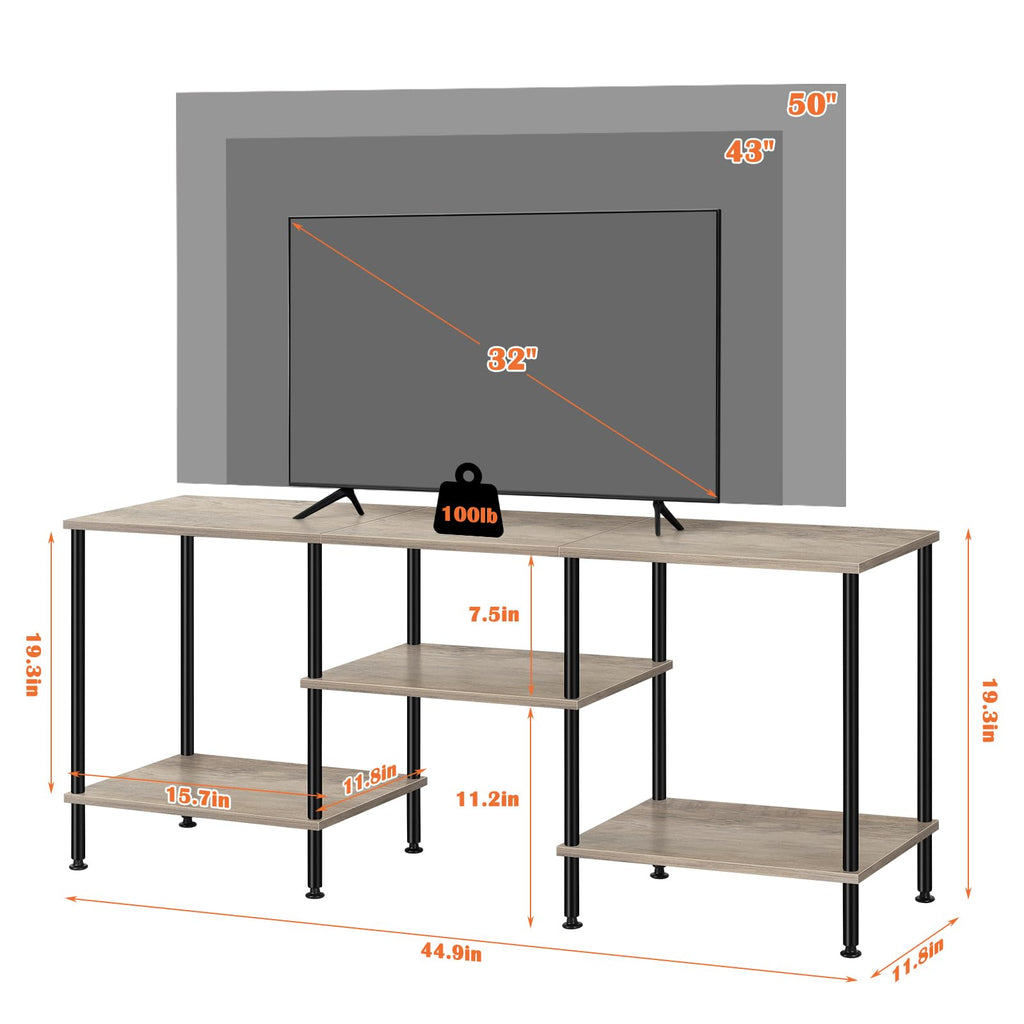 50 Inch Rustic Grey TV Stand C24287