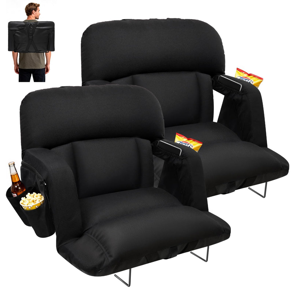 25'' Stadium Seat with Back Support, 2pcs W962