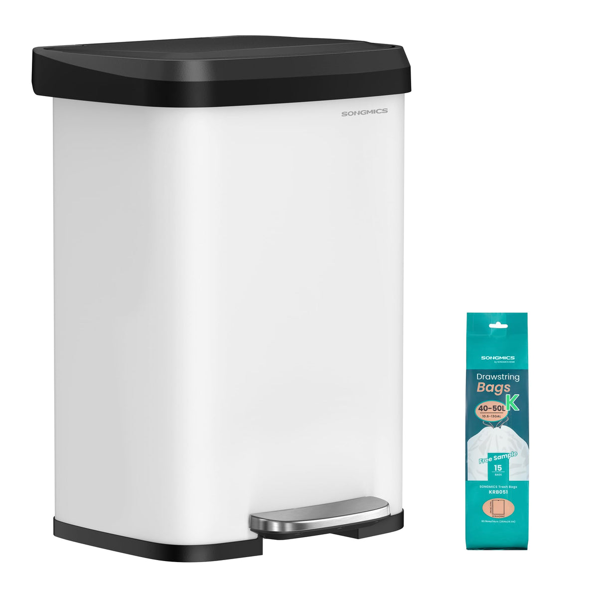 13 Gallon Stainless Steel Kitchen Trash Can E408120