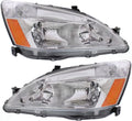 Headlights Lens and Housing Pair for 2003-2007 Honda Accord P400