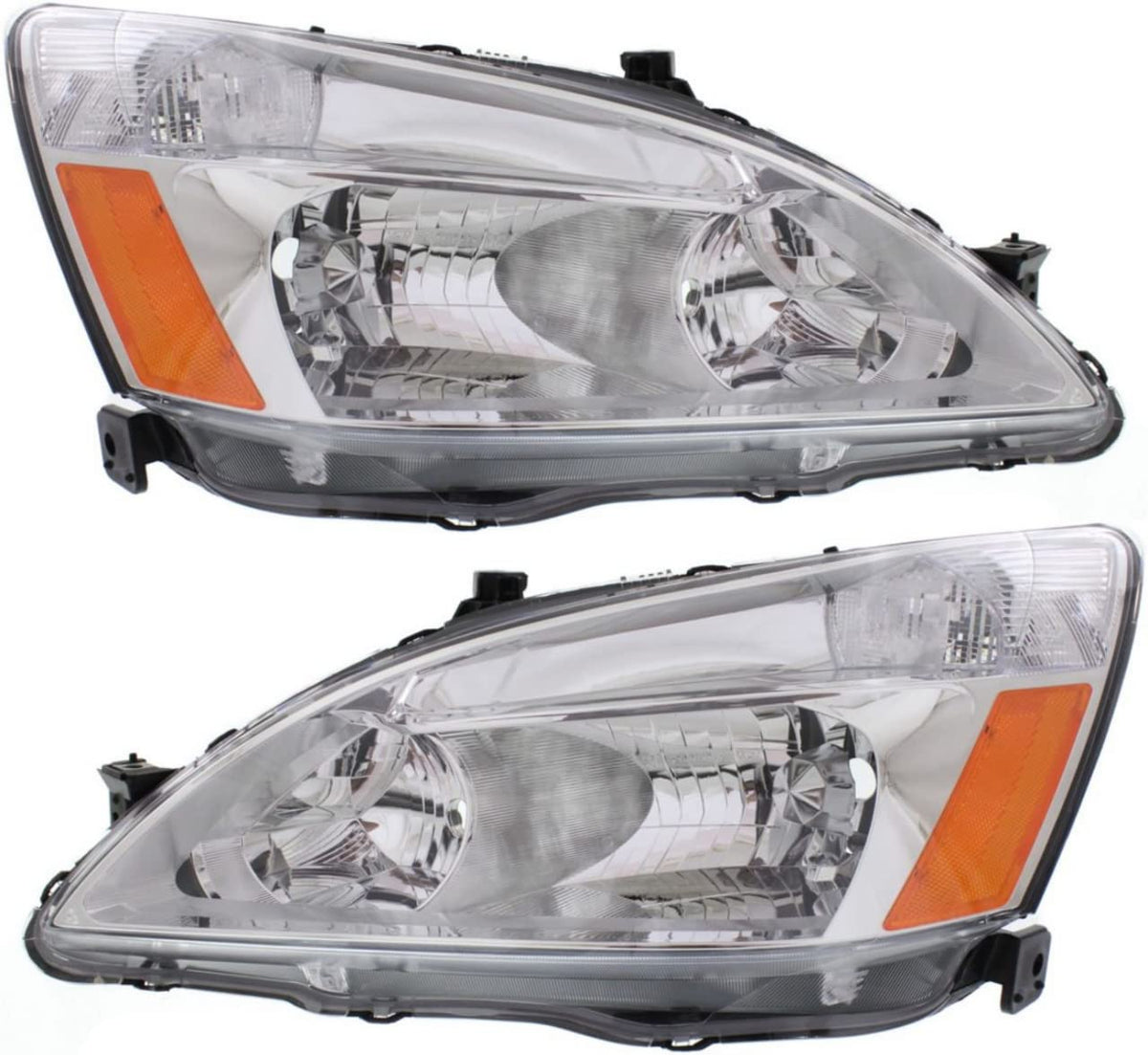 Headlights Lens and Housing Pair for 2003-2007 Honda Accord P400