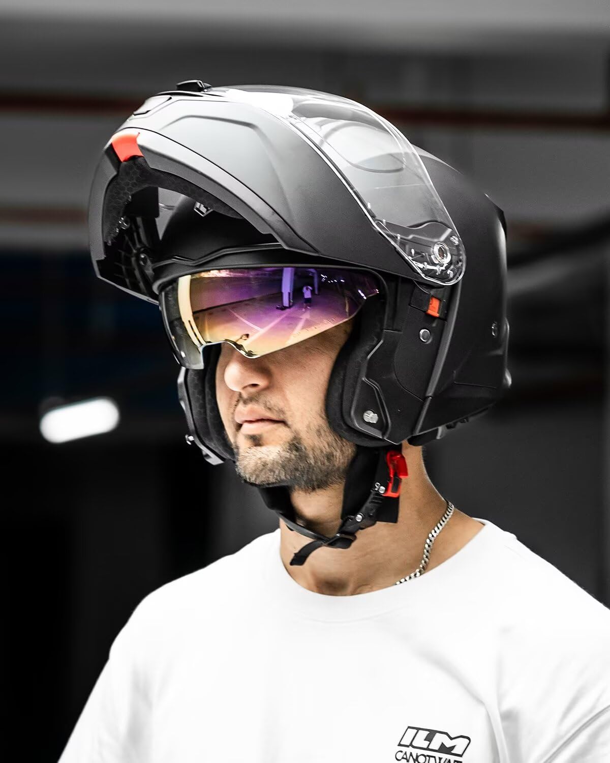 Motorcycle Helmet Modular Full Face Y9581