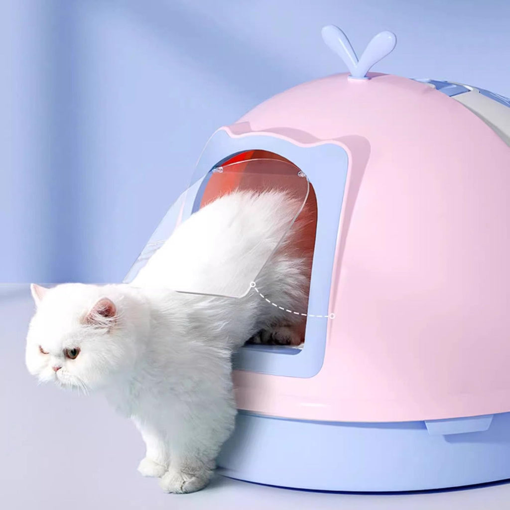 Covered Cat Litter Box with Scoop Q881762