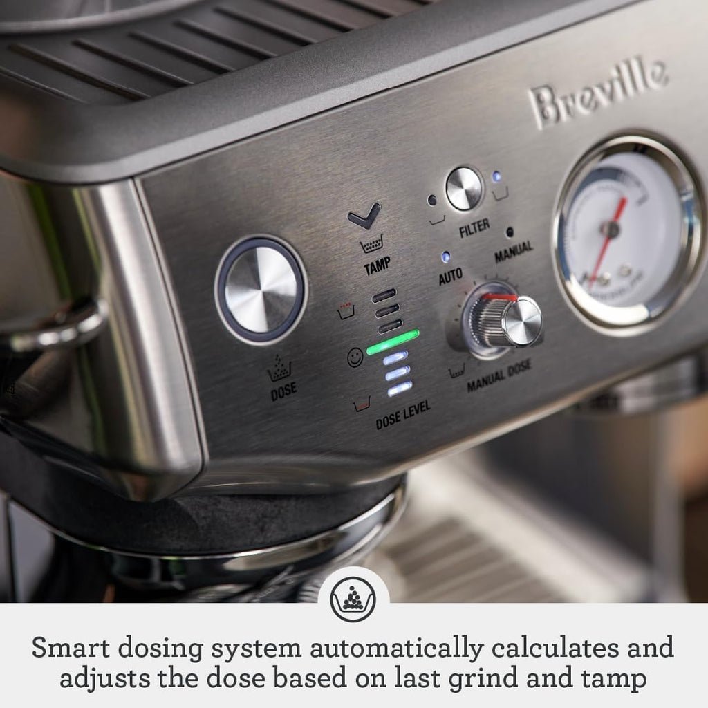 Brushed Stainless Steel Espresso Machine I243512
