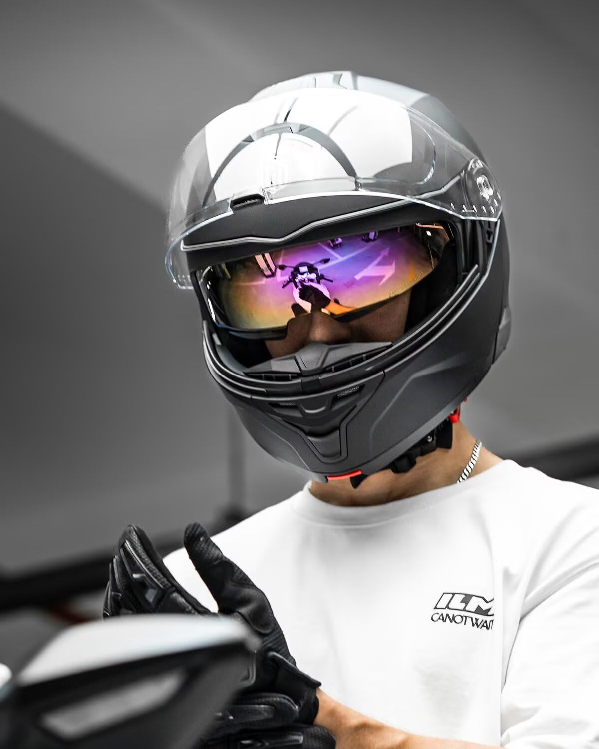Motorcycle Helmet Modular Full Face Y9581