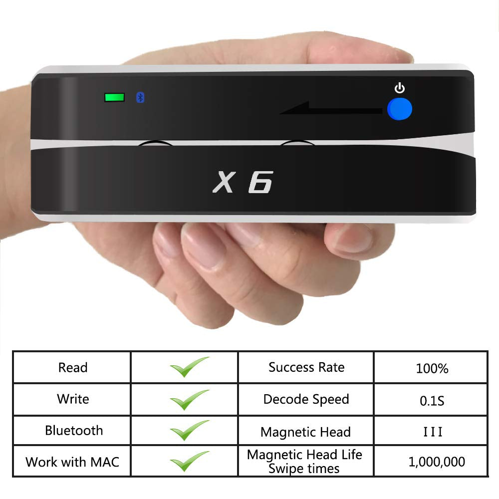 Bluetooth USB-Powered Card Reader Writer B861