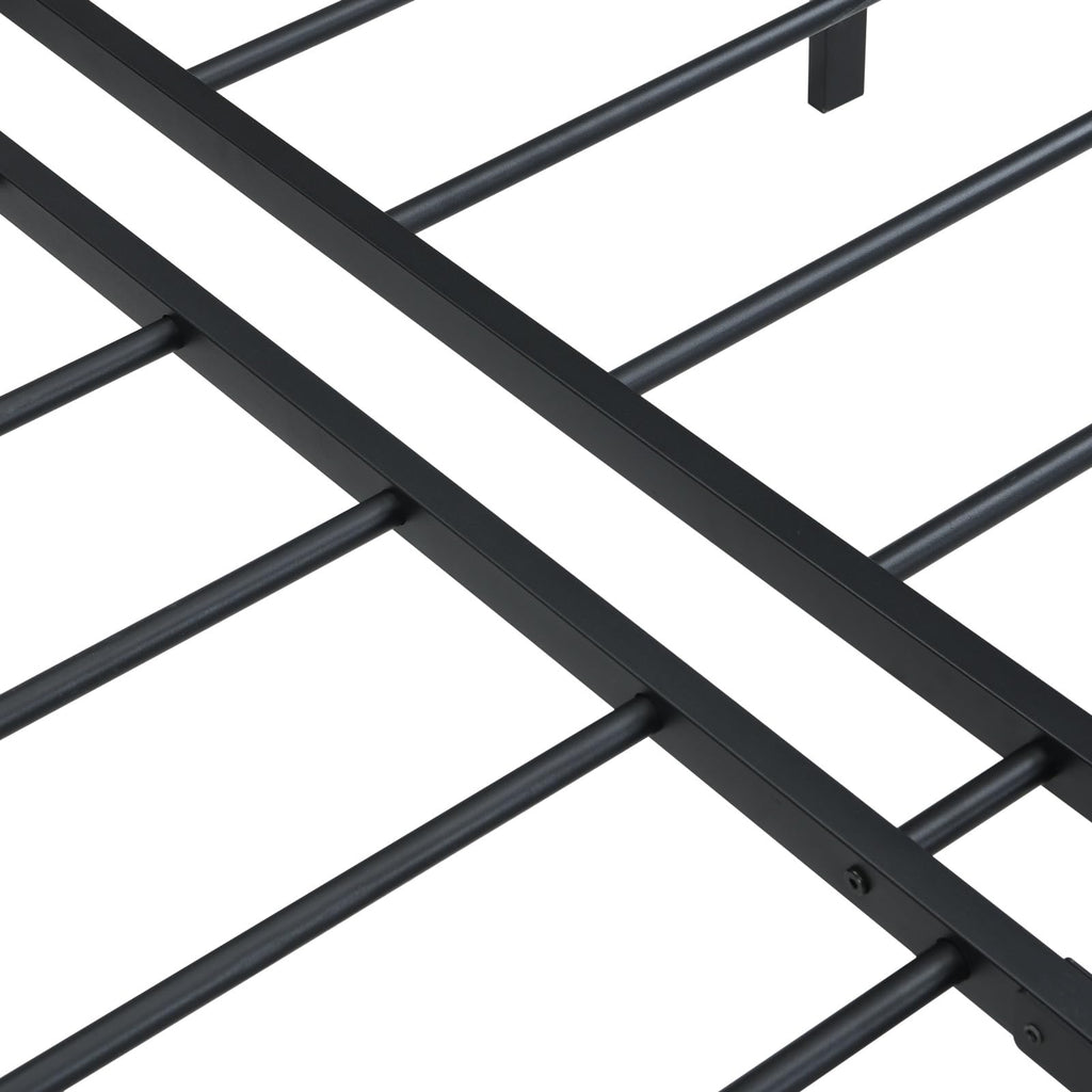 Black Queen Metal Platform Bed Frame O49744