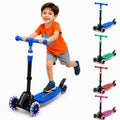 Kids 2-7 Age Light up 3 Wheels Folding Kick Scooter T61534