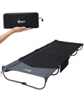 Ultra-Light 7.1 lbs Foldable Camping Cot with Side Pocket U31330