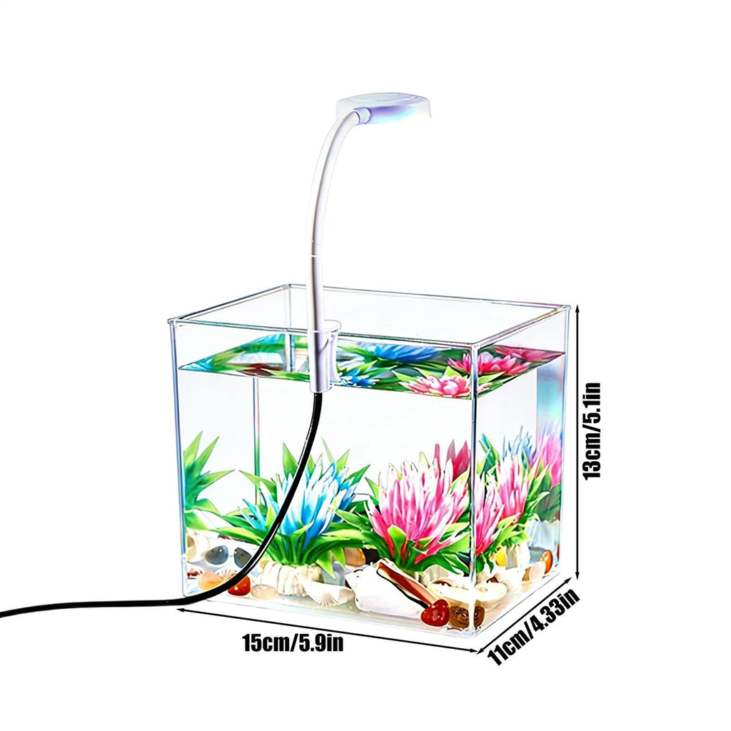 Small Aquarium with LED Lights D87278