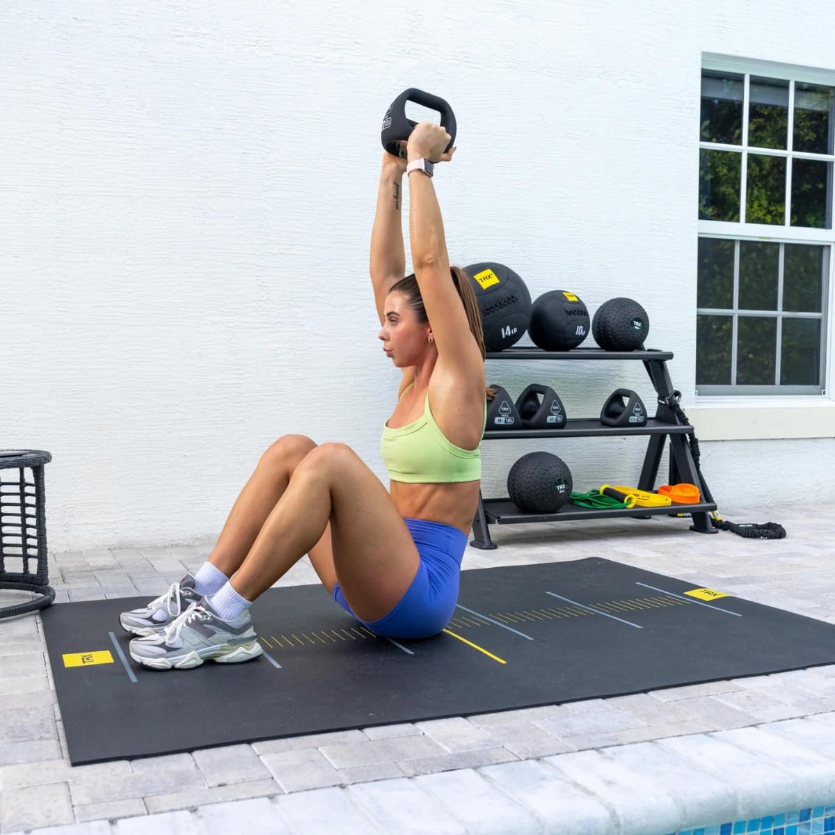 3-in-1 Kettlebell, Dumbbell and Push Up Bar Workout Equipment W160