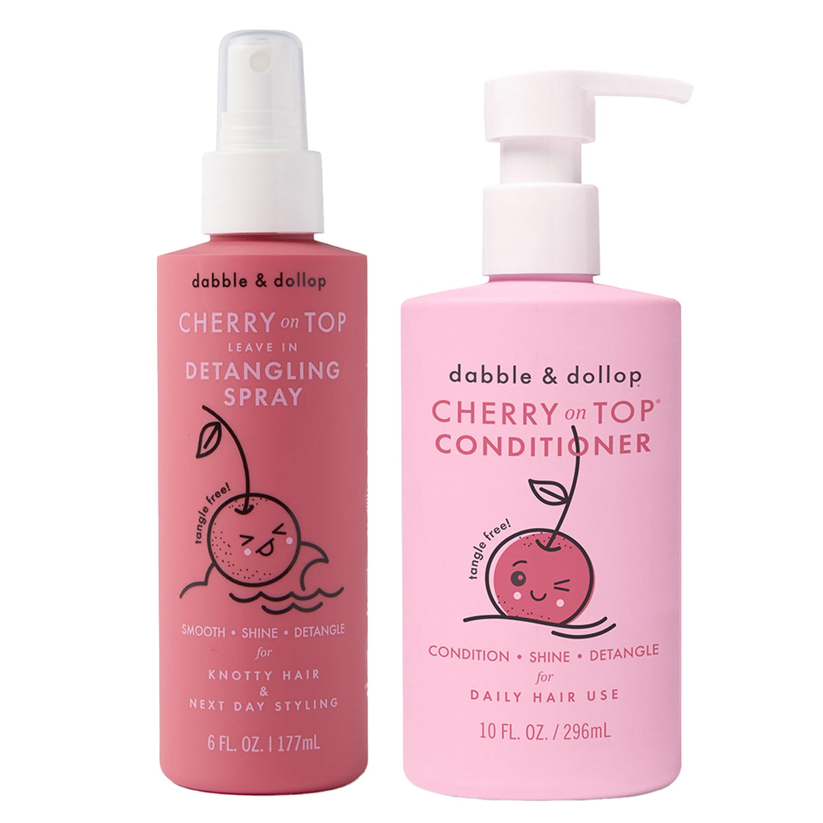 Kids Hair Conditioner & Leave-In Detangler Spray 2-Pack N933516
