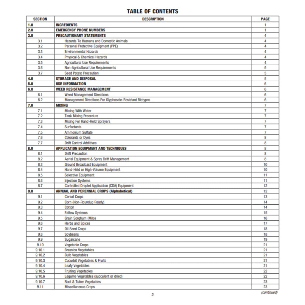 41% Glyphosate Herbicide 2.5 Gallon G2859