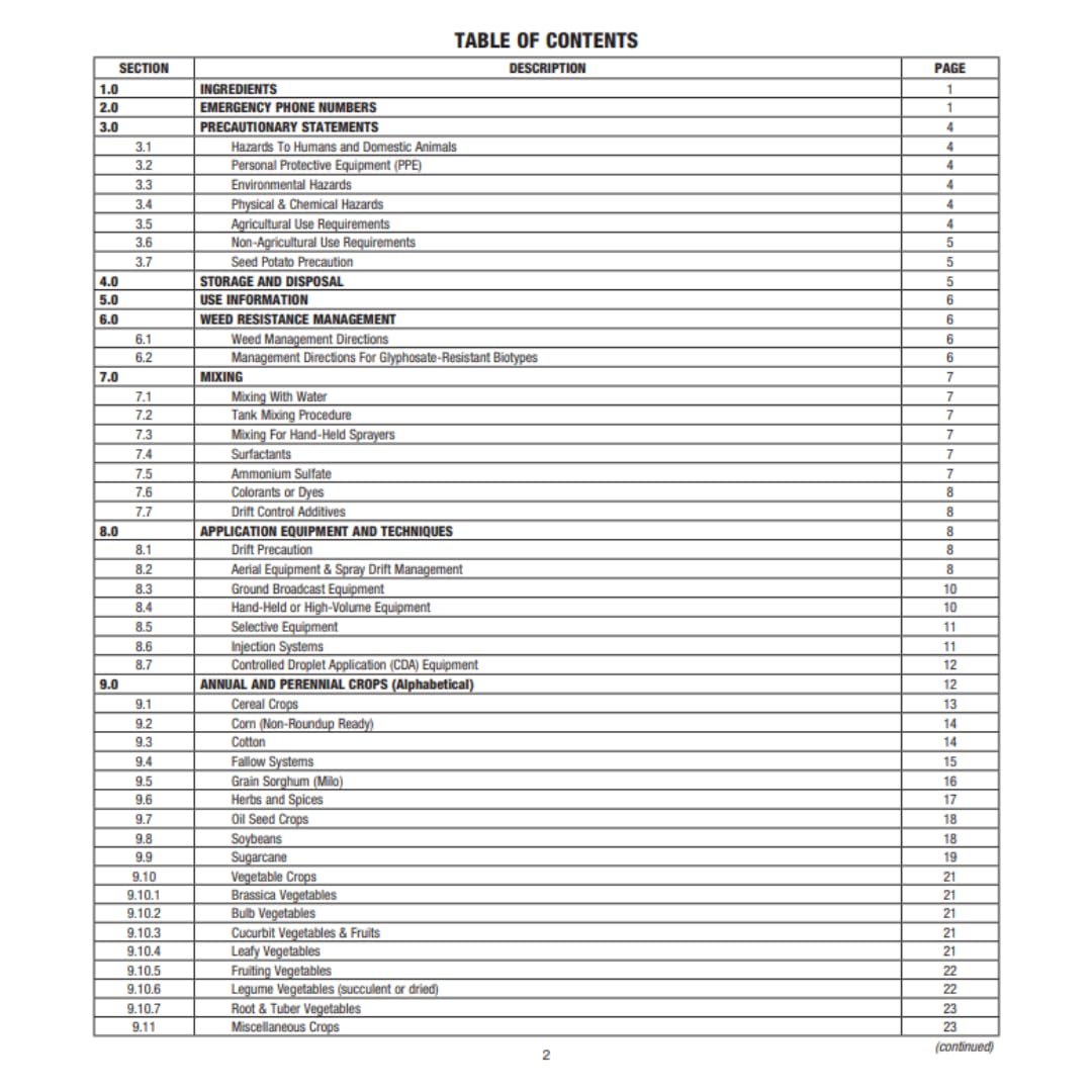 41% Glyphosate Herbicide 2.5 Gallon G2859