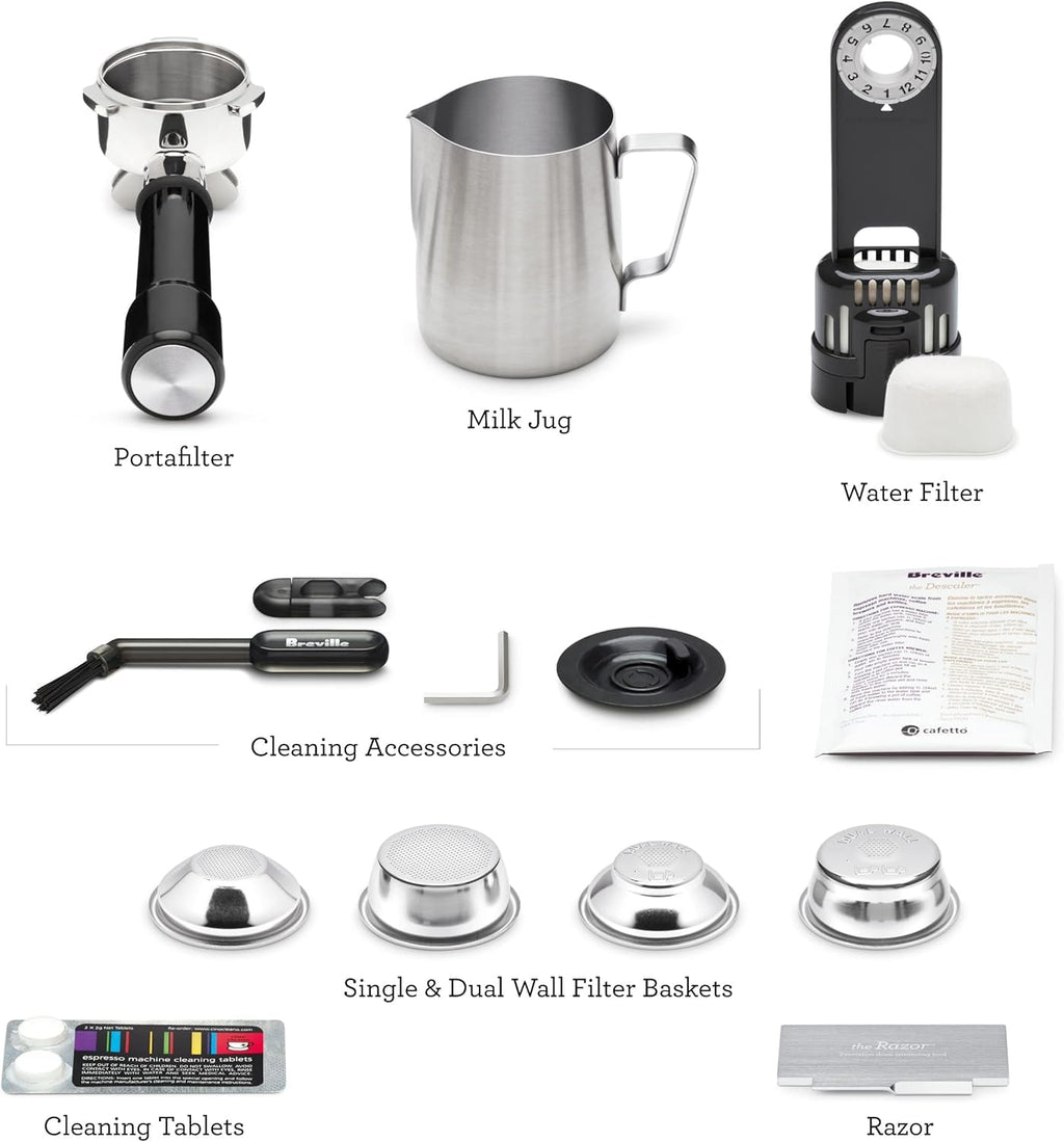 Brushed Stainless Steel Espresso Machine I243512