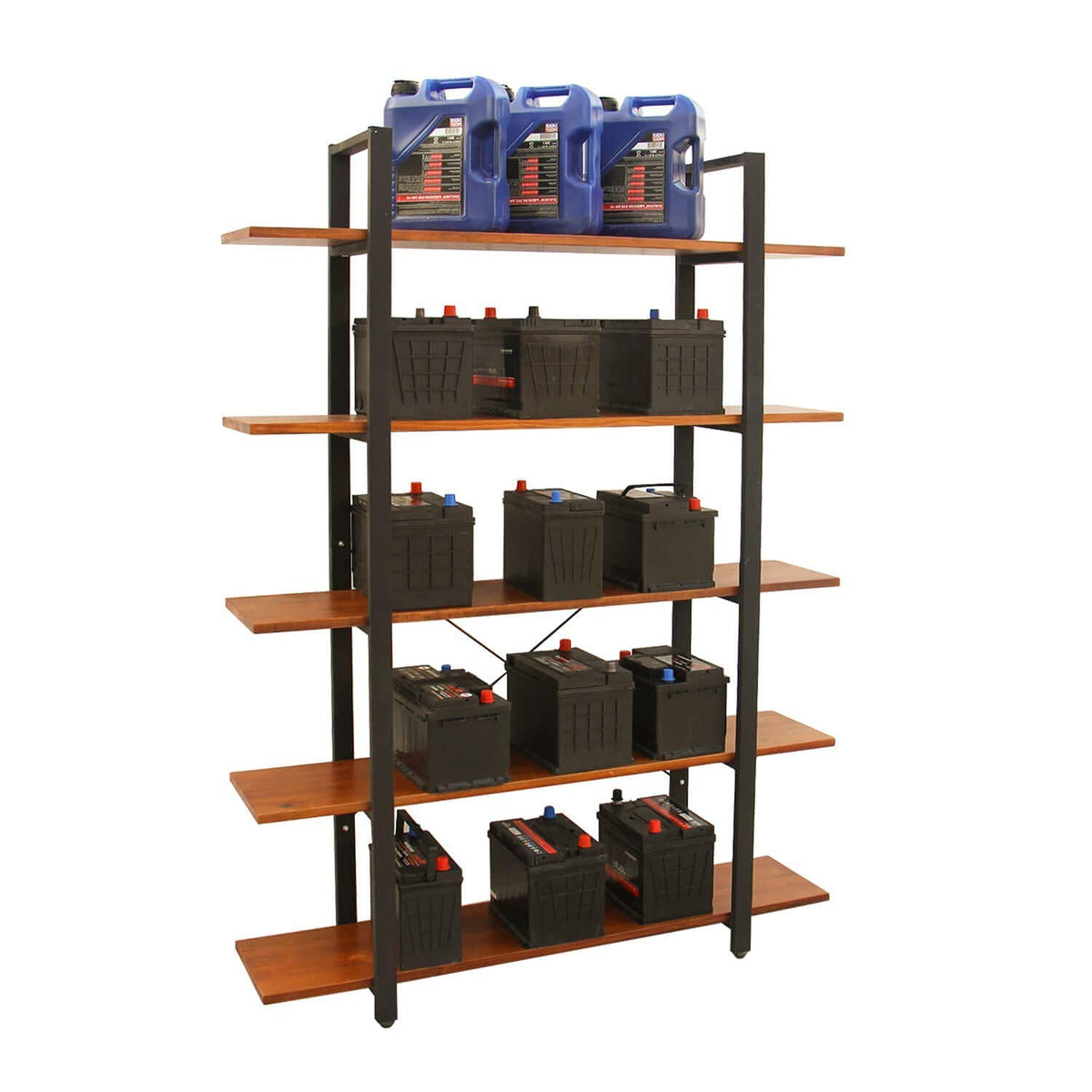 Solid Wood 5 Tier Bookshelf F4025