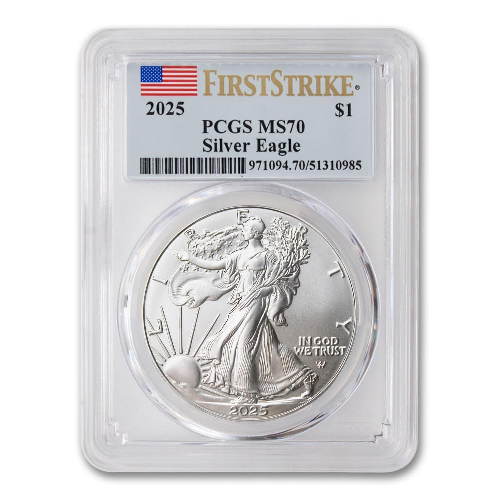 1 oz American Silver Eagle Coin MS-70 J640