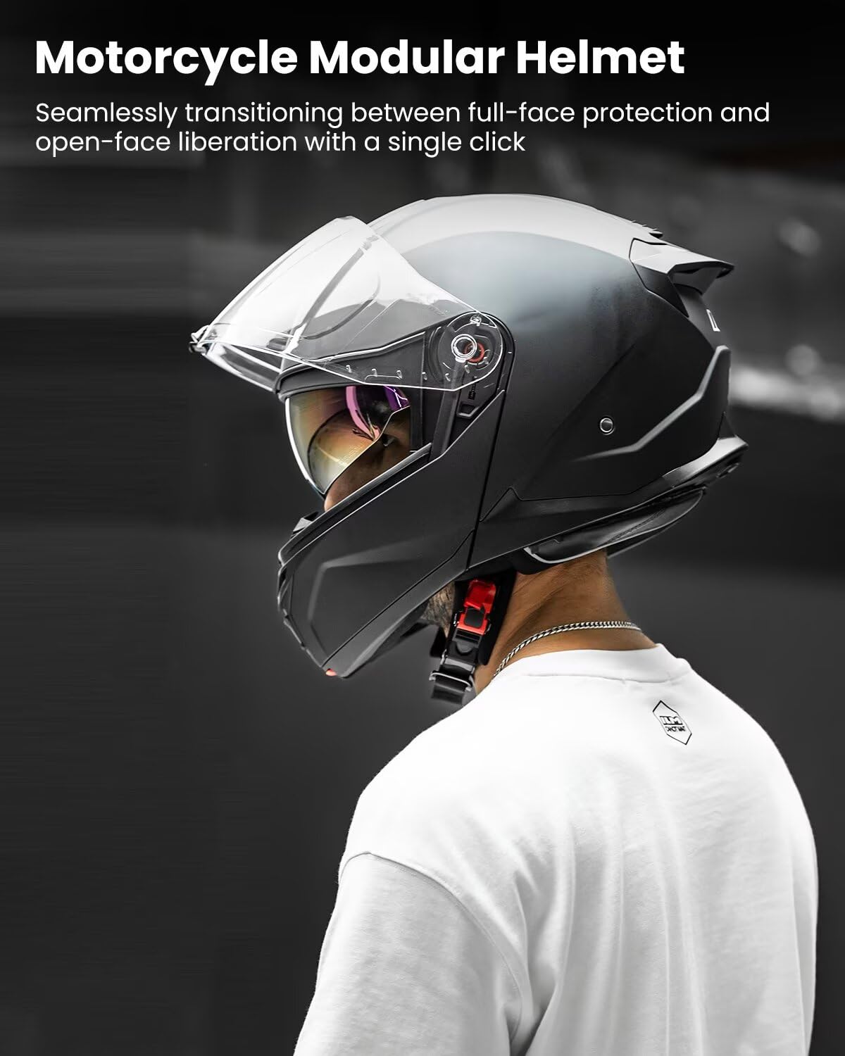 Motorcycle Helmet Modular Full Face Y9581