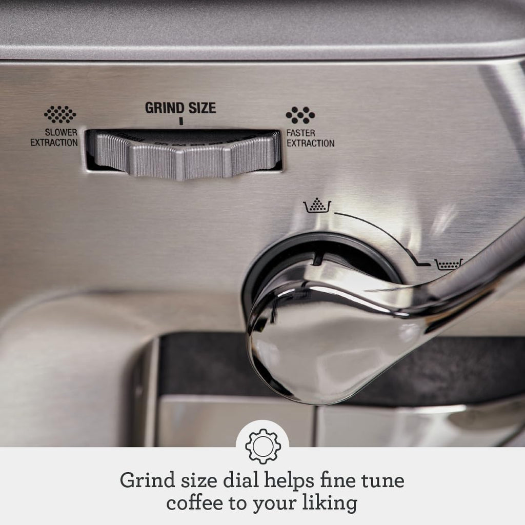 Brushed Stainless Steel Espresso Machine I243512
