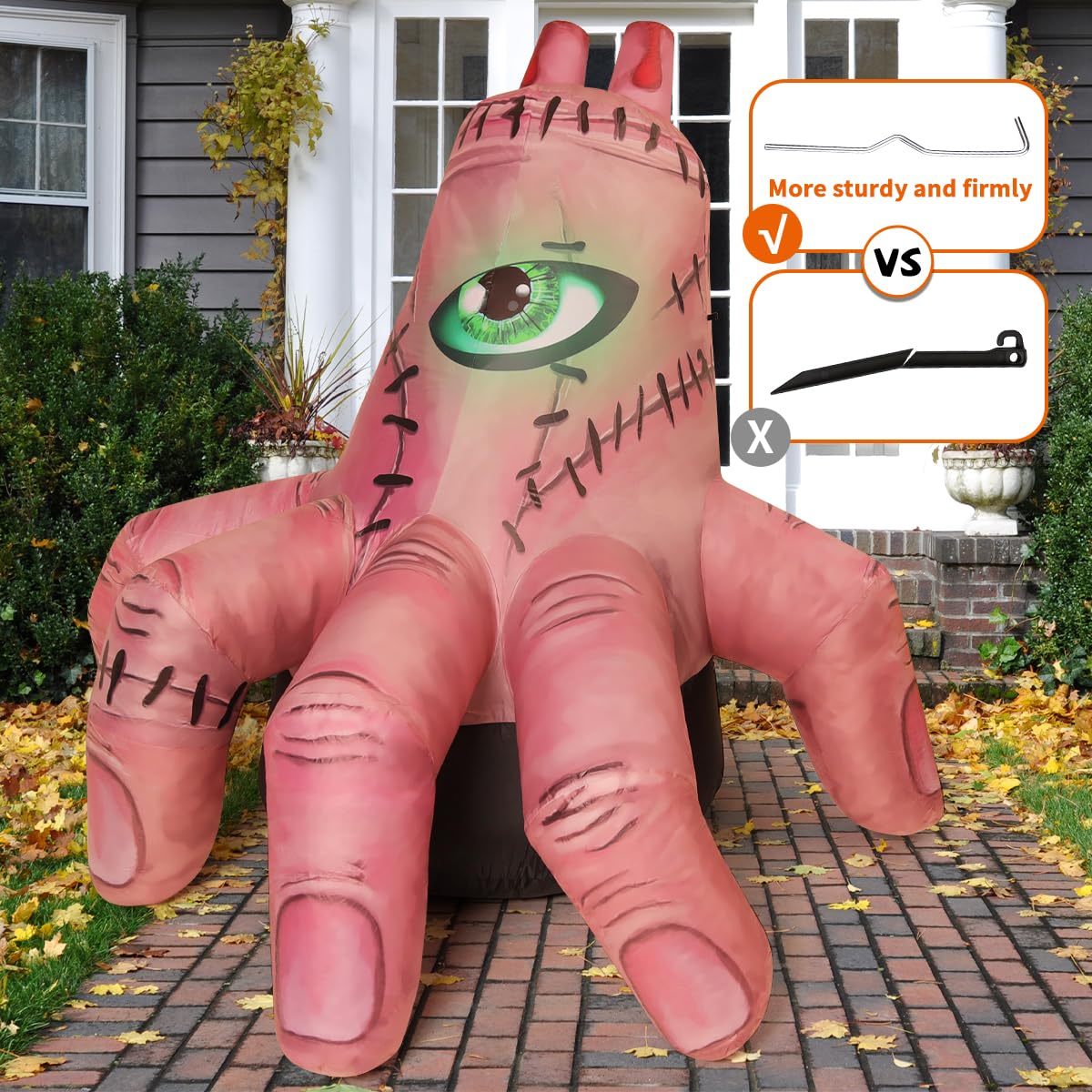6 FT Halloween Inflatables with Built-in LEDs M608