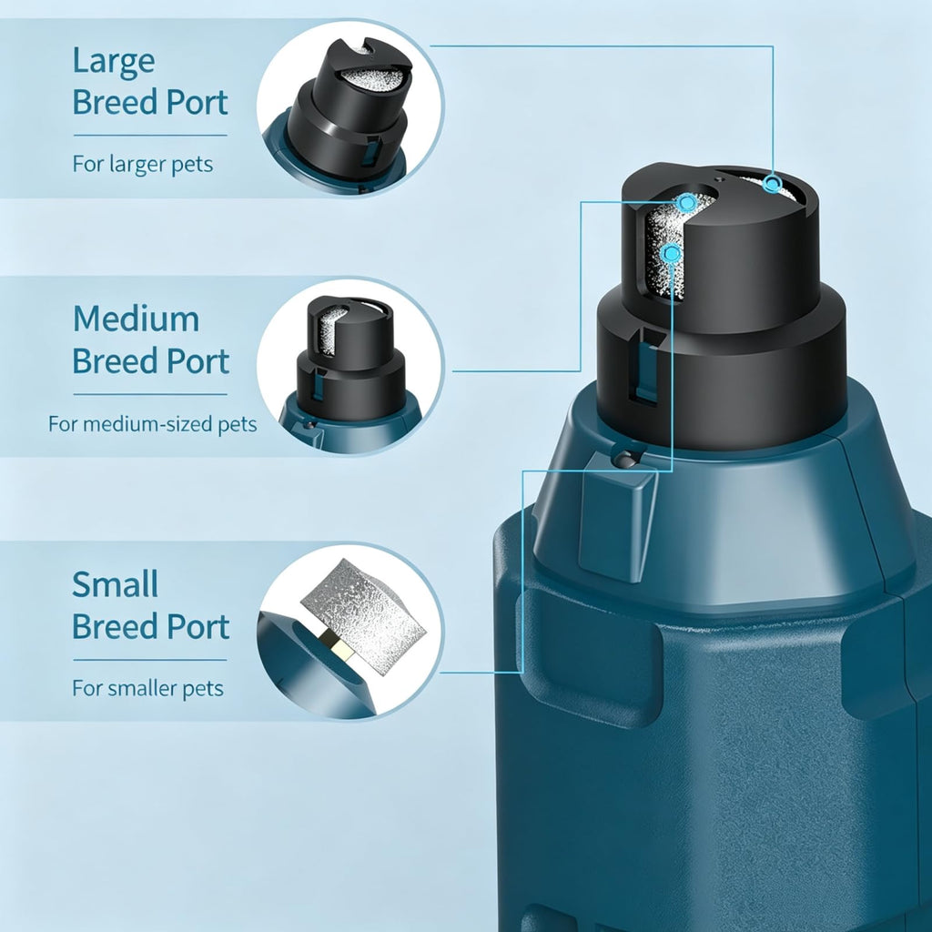 Dog Nail Grinder with 3 Ports, 2 Speeds G8068