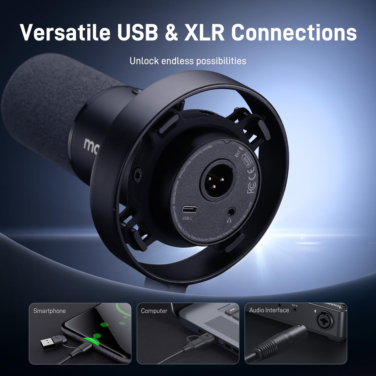 Dynamic XLR USB Microphone C29629