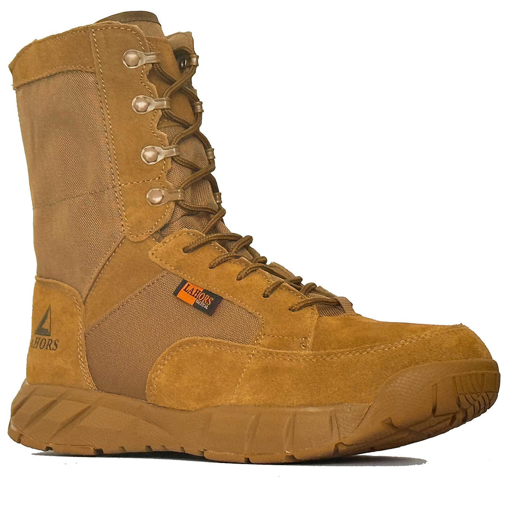 Coyote Brown Lace Up Tactical Boots J667