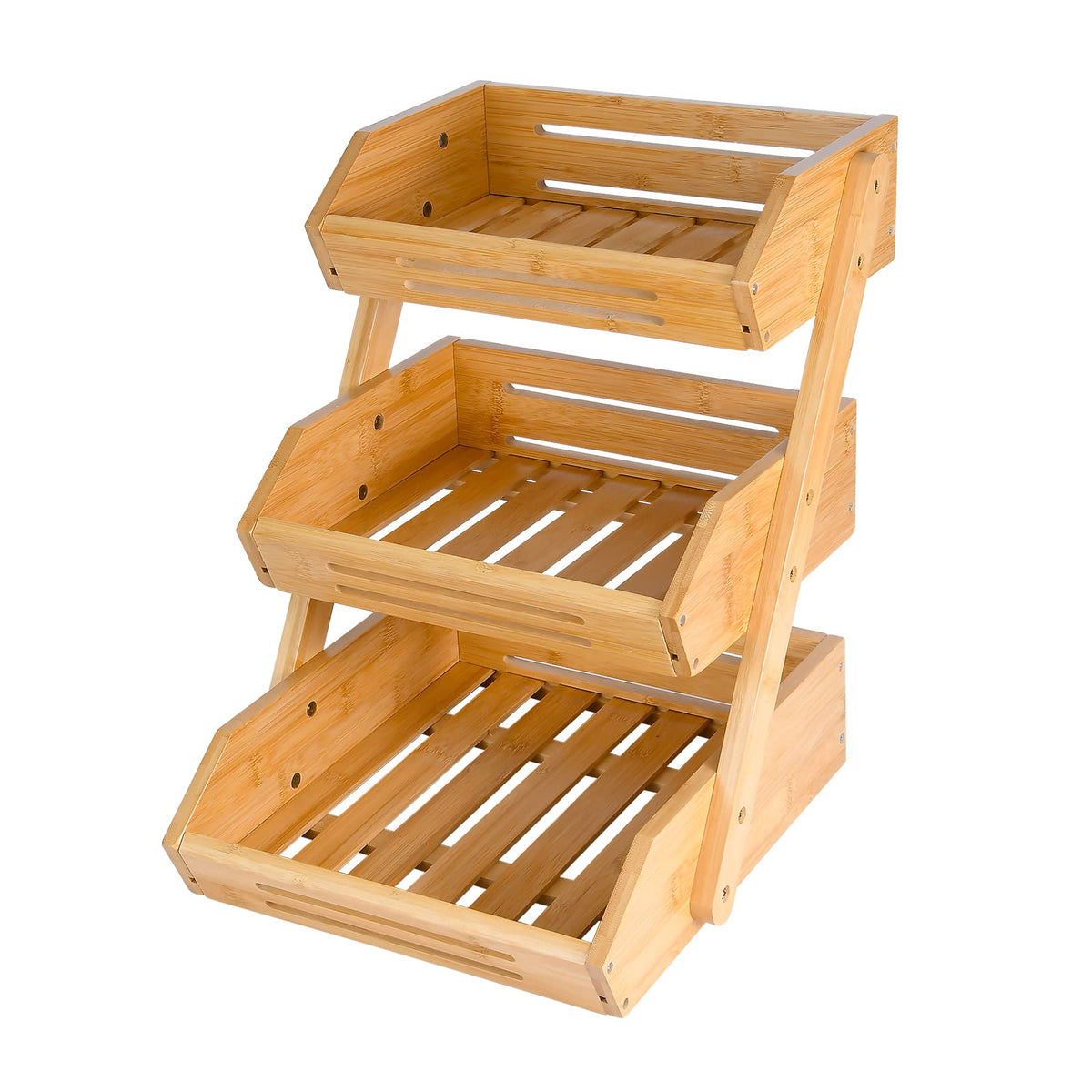 3-Tier Bamboo Fruit Basket P1107