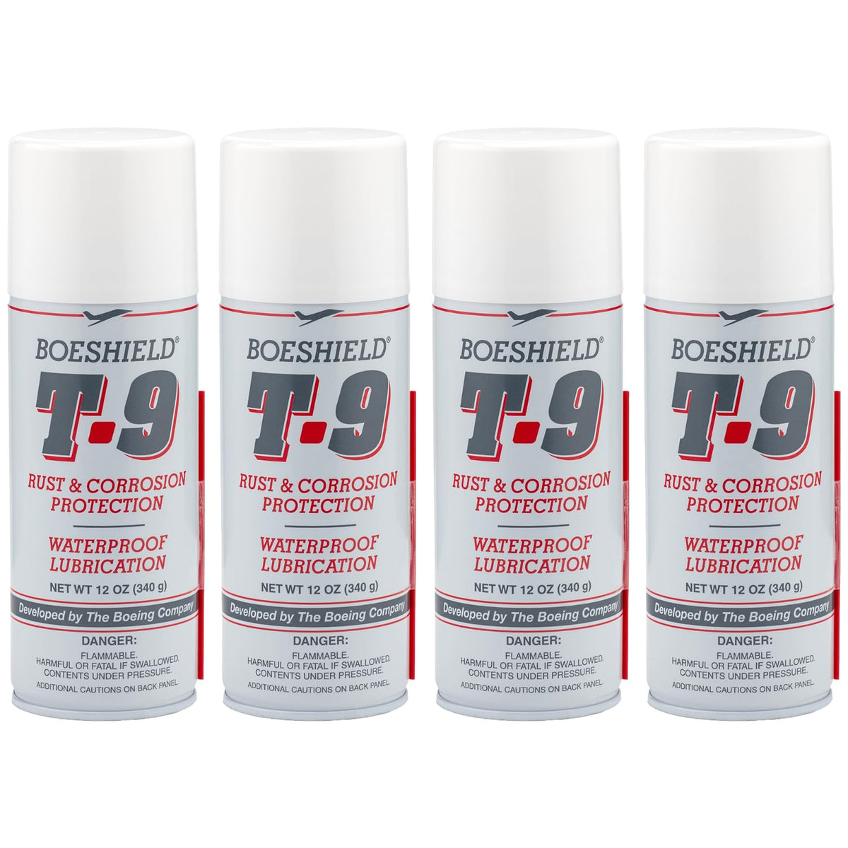 Waterproof Wax-Based Lubricant & Corrosion Inhibitor, 12 oz Aerosol, Pack of 4 Z34542