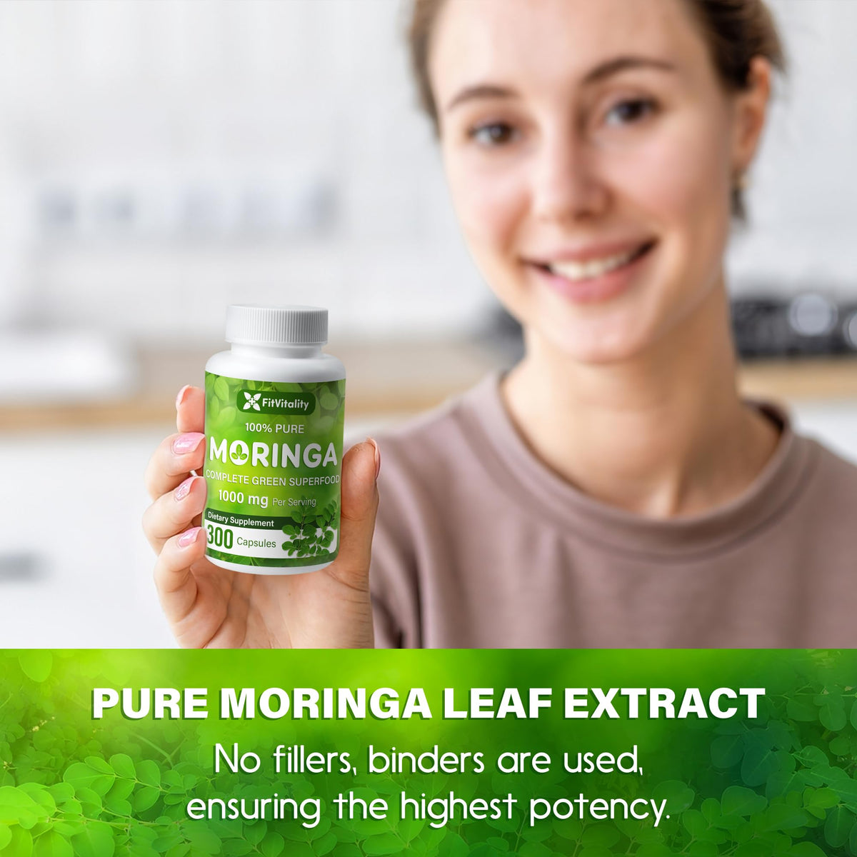 Moringa Capsules 300 Count B956029