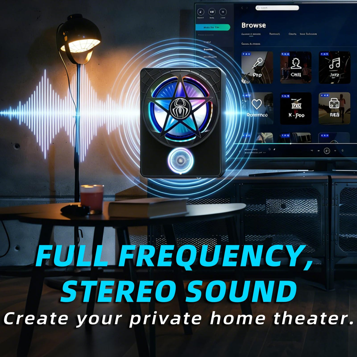 10" Powered Under Seat Subwoofer with Amp S608316