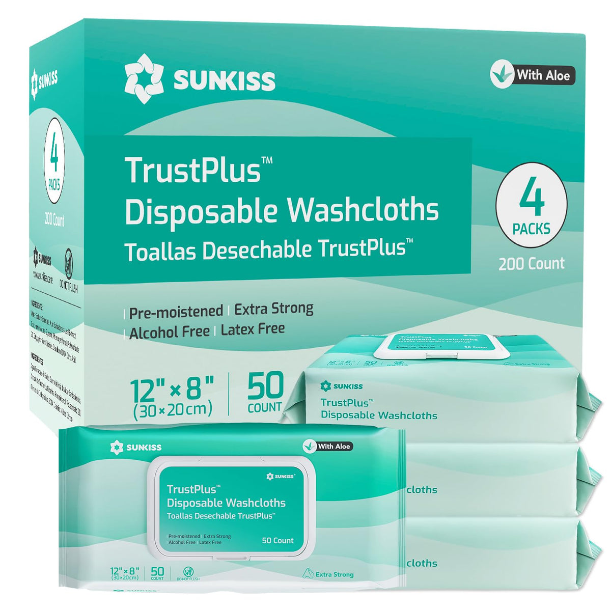 Large Incontinence Disposable Underwear 16 Count & Wet Wipes 200 Count Z984