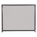 Forged Iron Single Panel Fireplace Screen 44″W x 33″H Q7755