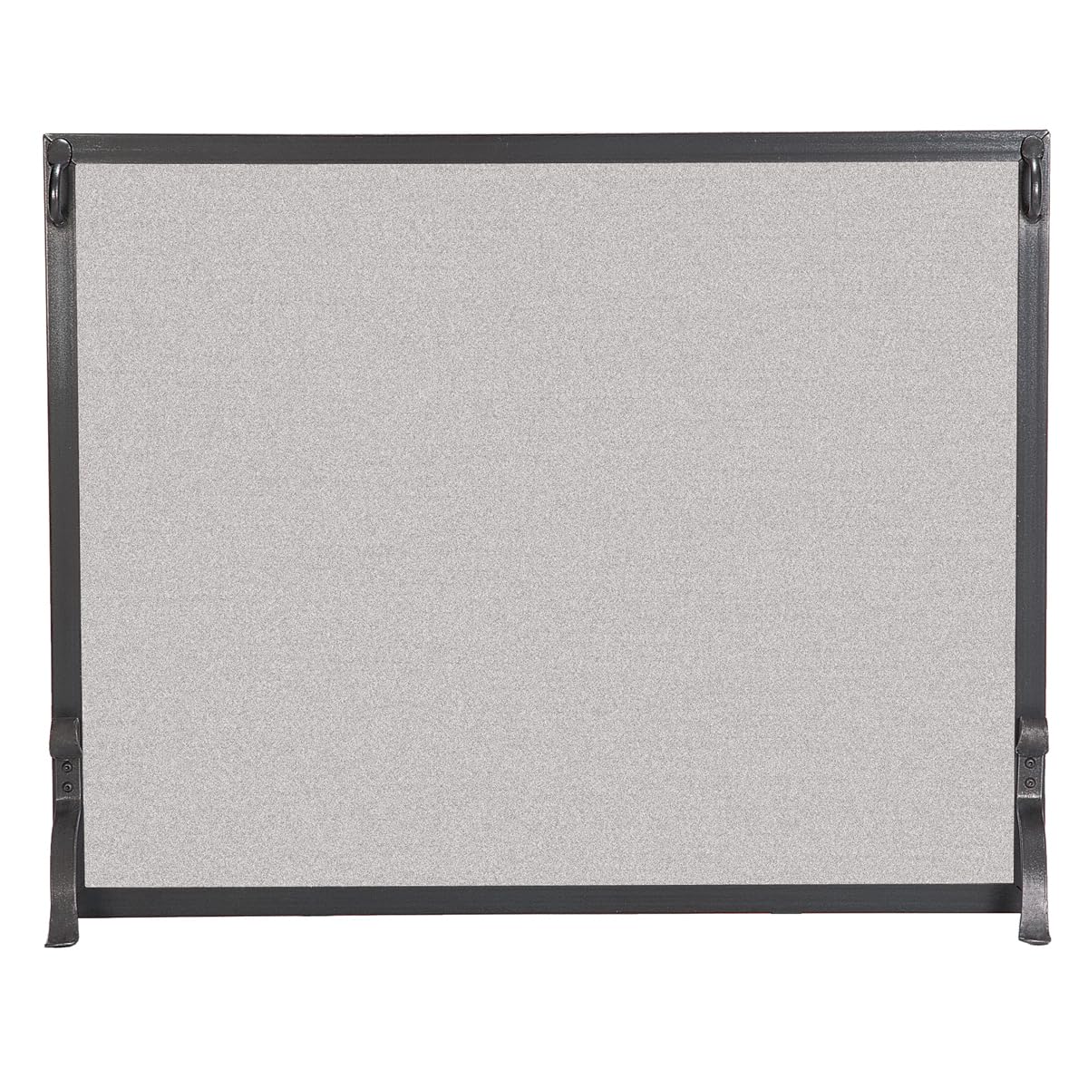 Forged Iron Single Panel Fireplace Screen 44″W x 33″H Q7755