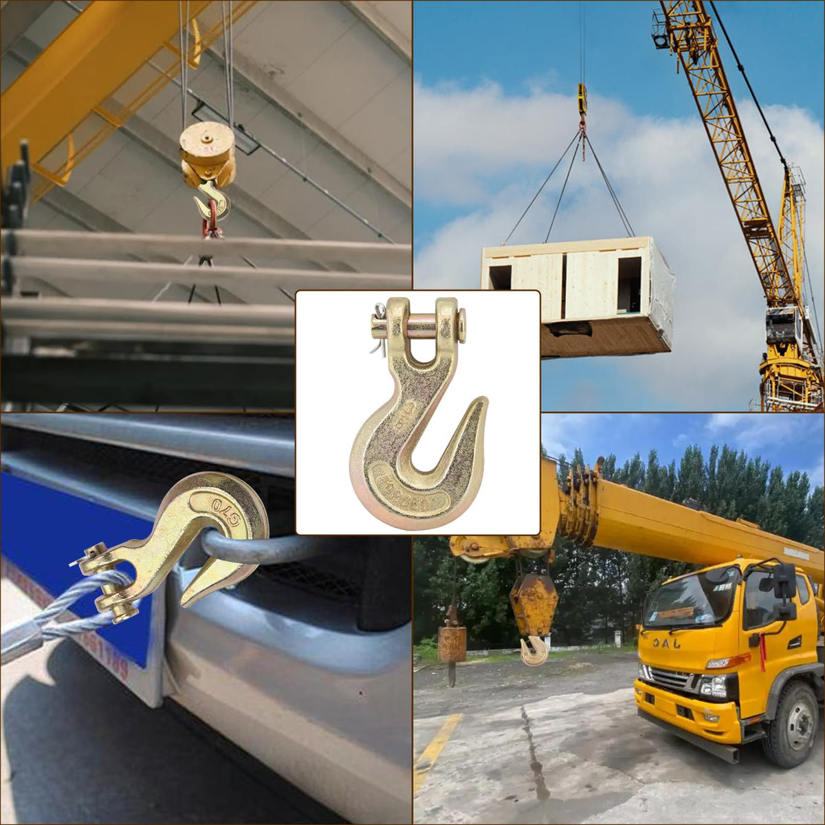 3/8 Inch G70 Clevis Grab Hooks J191462