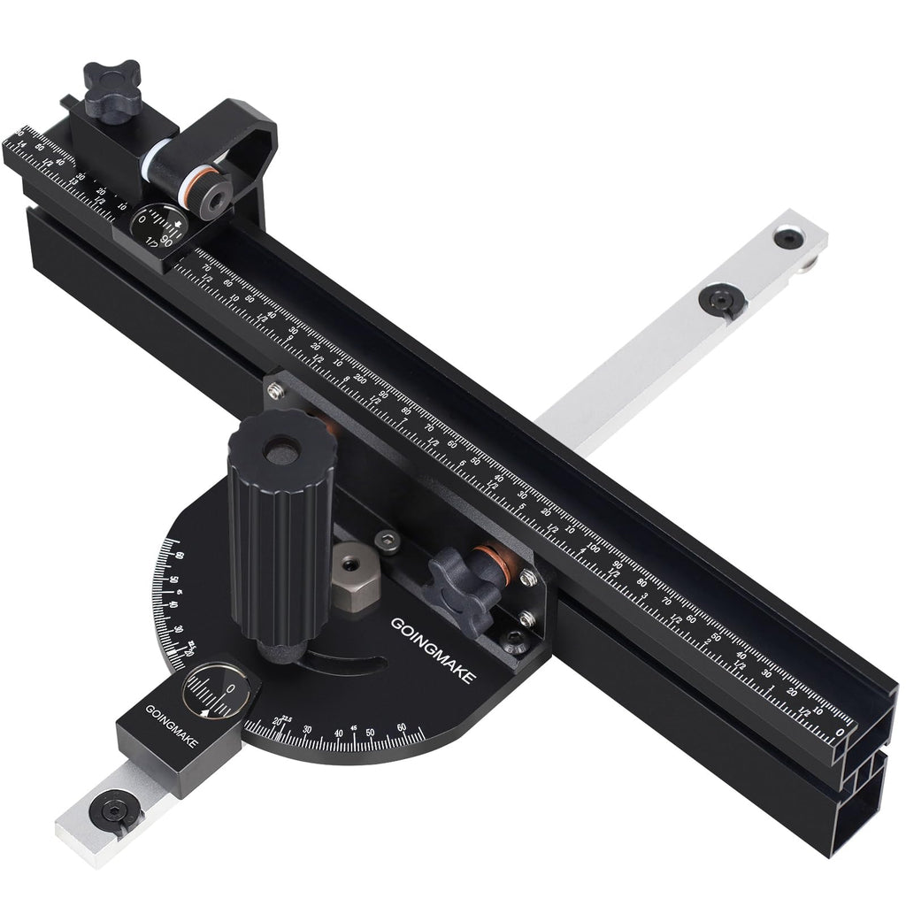 Compact Table Saw Miter Gauge with 14 Inch Fence U9613