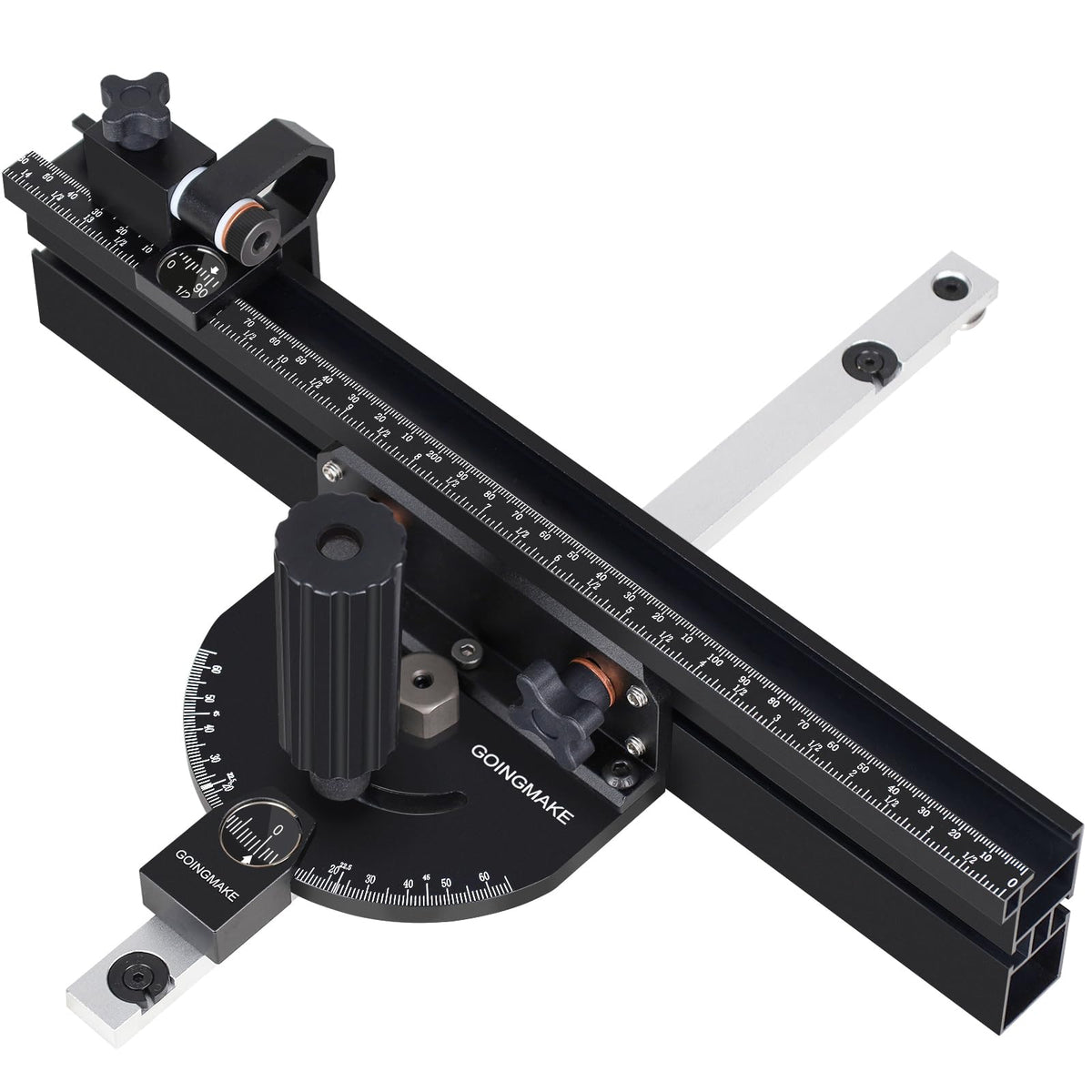 Compact Table Saw Miter Gauge with 14 Inch Fence U9613